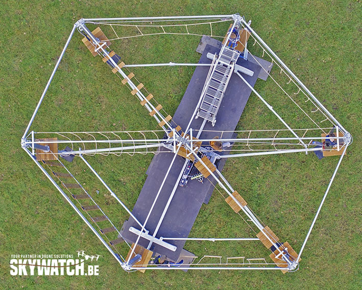 drone fotografie hasselt Skywatch survival rope